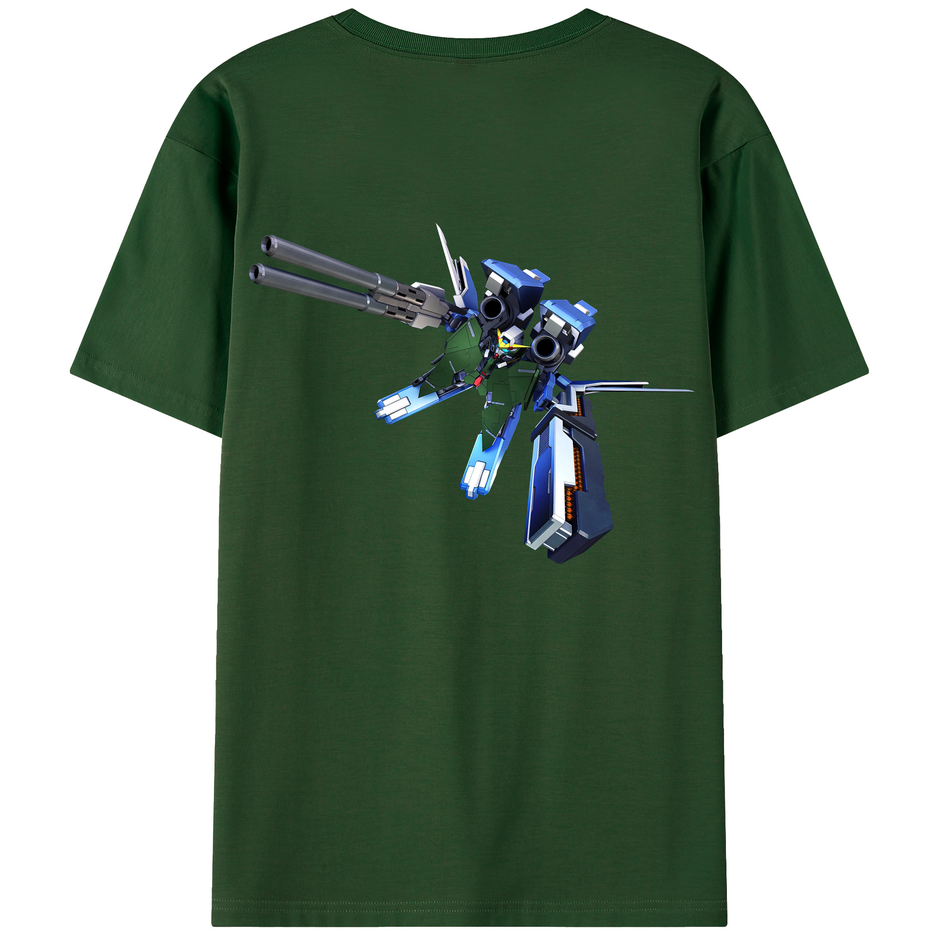 （画像用） 機動戦士ガンダム Mobile Suit Gundam 綿100％半袖Tシャツ（背面プリント）